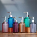 400ml clear glass hand Soap sanitizer Dispenser bottle with Rust Proof Stainless Steel Pump